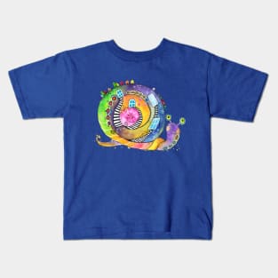 rainbow snail 2 Kids T-Shirt